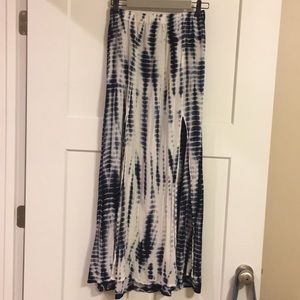 Flowy tie dye Forever 21 maxi skirt